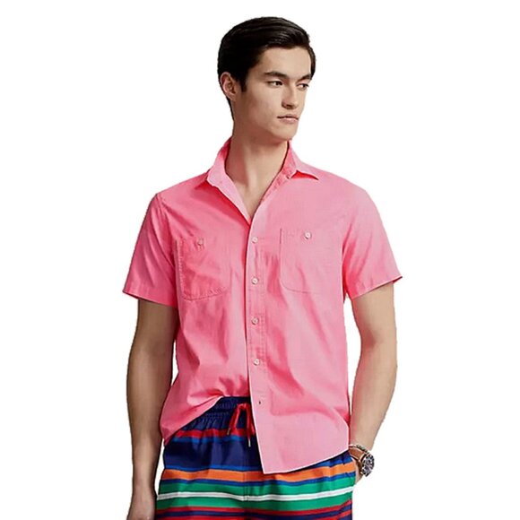 NEW! $125 Polo Ralph Lauren Classic Fit Shirt! L or XXLBright Pink Fine Cotton